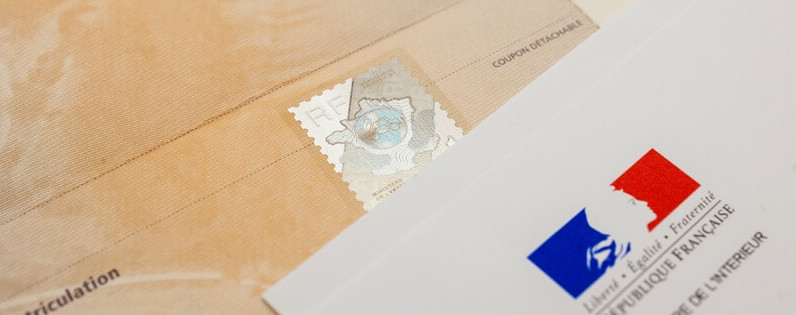 Visuel livraison Carte grise