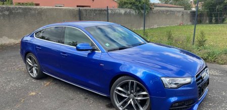 Audi A5 Sportback bleue Sepang 2.0 TDI 190 ch Quattro