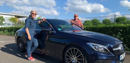 Livraison de cette Mercedes C300 pack AMG 245...