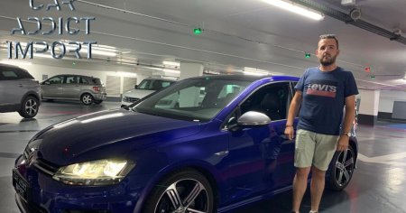 VW Golf 7R 300 ch Bleue Lapiz