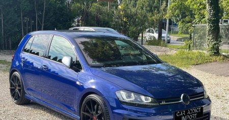VW Golf 7R 300 ch Bleue Lapiz
